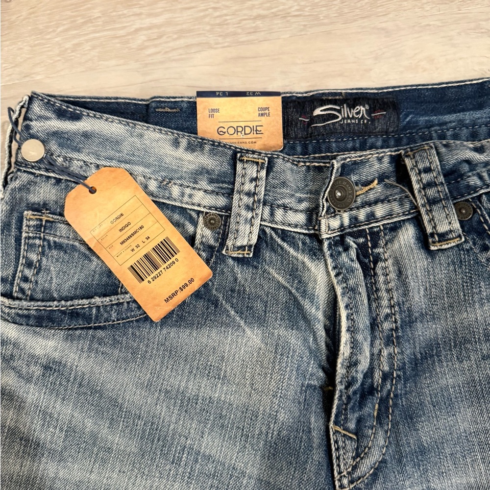 Silver Jeans Men's Relaxed Blue Denim